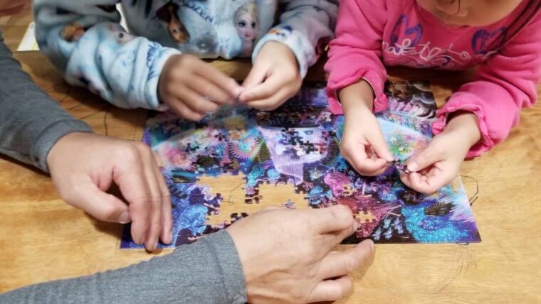 家族でパズル